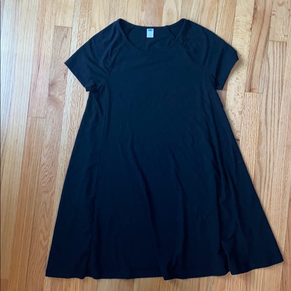 Old Navy black swing dress. Size small